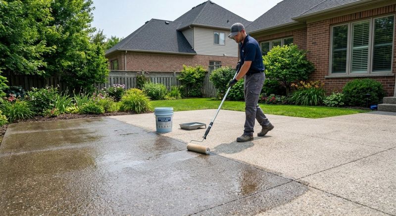 Concrete Walkway Sealing in Renton, WA